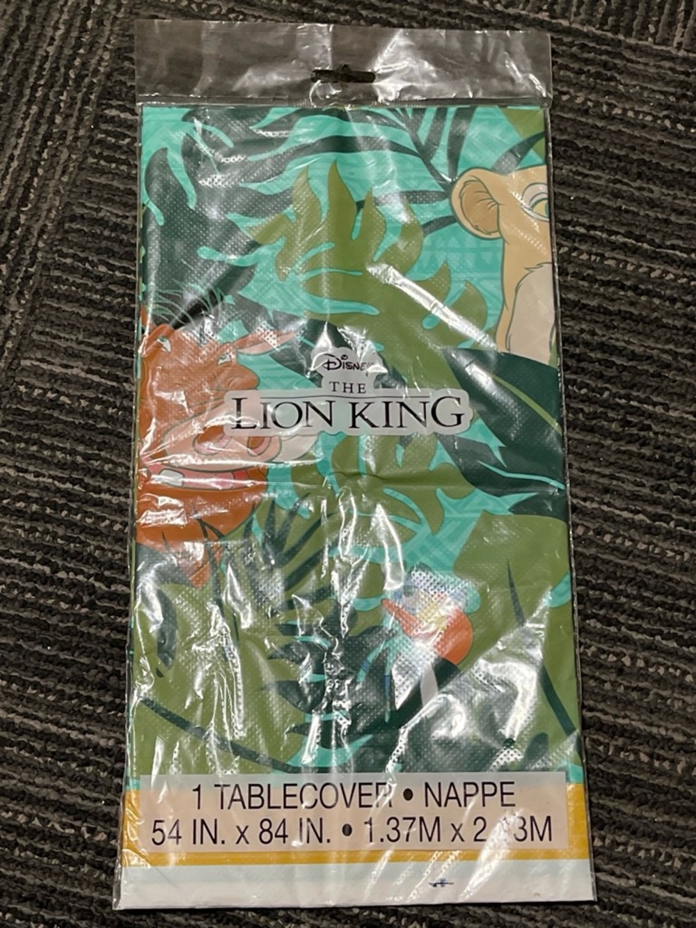Disney The Lion King Teal and Green Jungle Tablecover